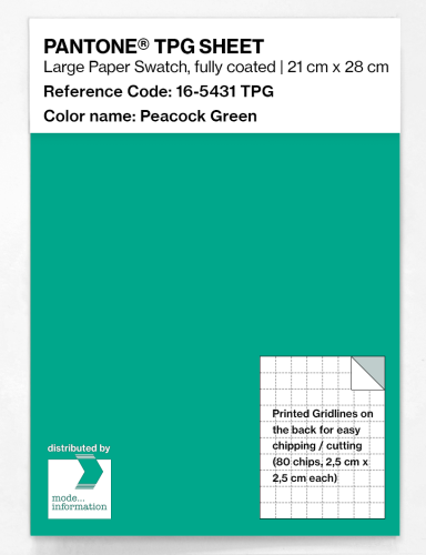 Artikelbild des Artikels “PANTONE® TPG SHEET 16-5431 TPG Peacock Green “
