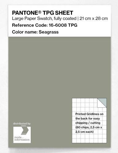 PANTONE® TPG SHEET 16-6008 TPG Seagrass