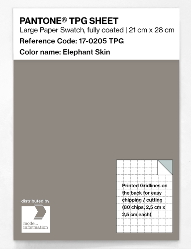PANTONE® TPG SHEET 17-0205 TPG Elephant Skin