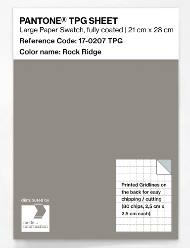 Artikelbild des Artikels “PANTONE® TPG SHEET 17-0207 TPG Rock Ridge “