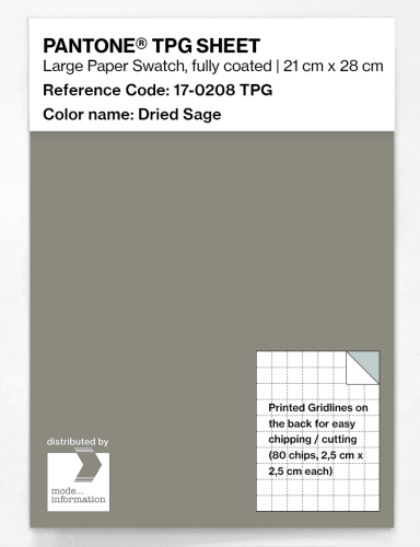 PANTONE® TPG SHEET 17-0208 TPG Dried Sage