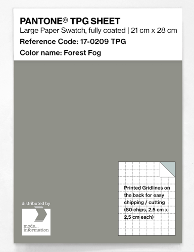 PANTONE® TPG SHEET 17-0209 TPG Forest Fog
