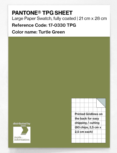 PANTONE® TPG SHEET 17-0330 TPG Turtle Green
