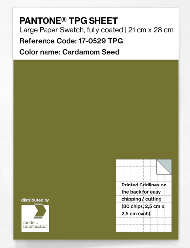 PANTONE® TPG SHEET 17-0529 TPG Cardamom Seed