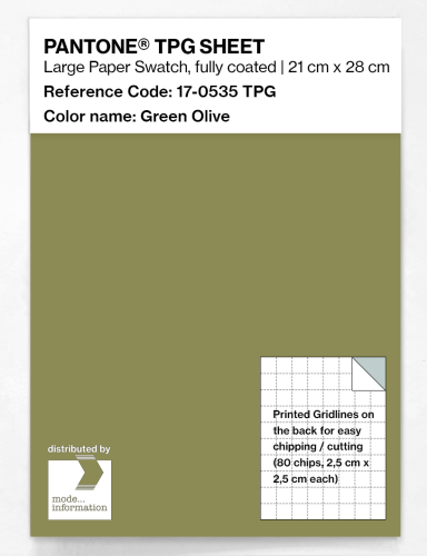 Artikelbild des Artikels “PANTONE® TPG SHEET 17-0535 TPG Green Olive “