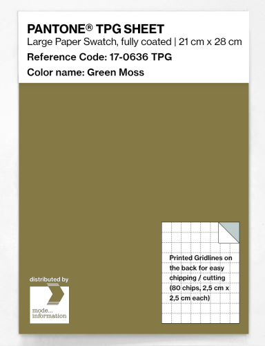 PANTONE® TPG SHEET 17-0636 TPG Green Moss
