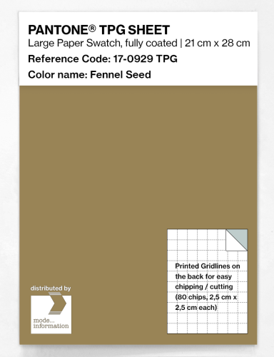 Product image of the product “PANTONE® TPG SHEET 17-0929 TPG Fennel Seed ”