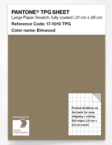 PANTONE® TPG SHEET 17-1019 TPG Elmwood