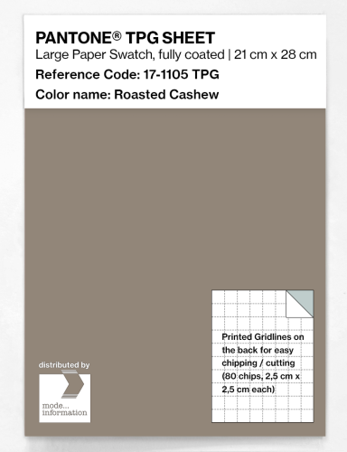 PANTONE® TPG SHEET 17-1105 TPG Roasted Cashew