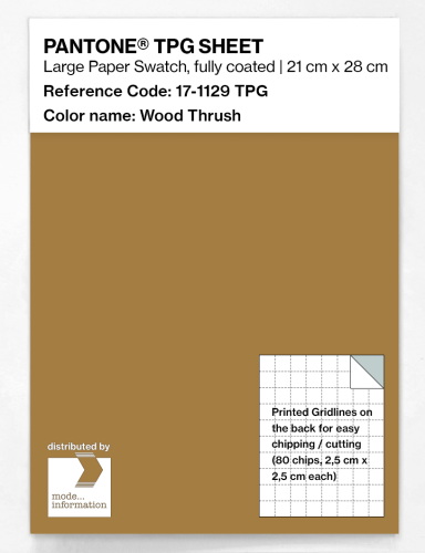 Product image of the product “PANTONE® TPG SHEET 17-1129 TPG Wood Thrush ”