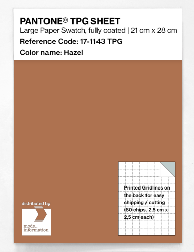 Artikelbild des Artikels “PANTONE® TPG SHEET 17-1143 TPG Hazel “