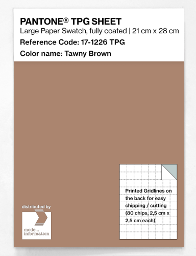 Artikelbild des Artikels “PANTONE® TPG SHEET 17-1226 TPG Tawny Brown “