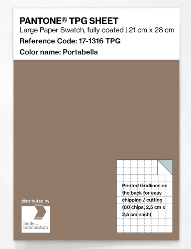 PANTONE® TPG SHEET 17-1316 TPG Portabella