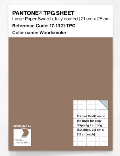 PANTONE® TPG SHEET 17-1321 TPG Woodsmoke