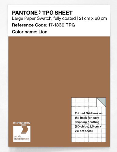 PANTONE® TPG SHEET 17-1330 TPG Lion
