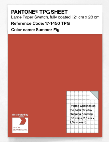 PANTONE® TPG SHEET 17-1450 TPG Summer Fig