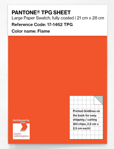 PANTONE® TPG SHEET 17-1462 TPG Flame