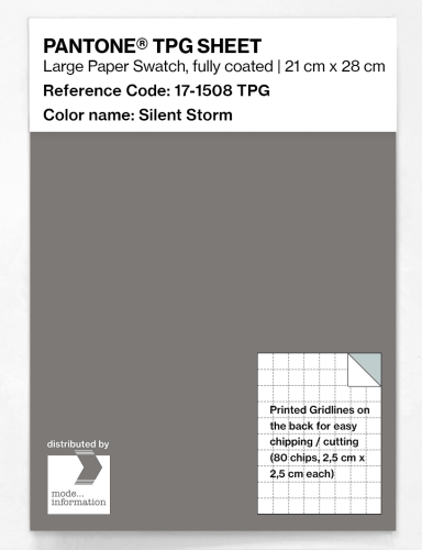 PANTONE® TPG SHEET 17-1508 TPG Silent Storm