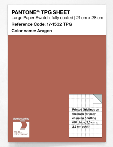 PANTONE® TPG SHEET 17-1532 TPG Aragon