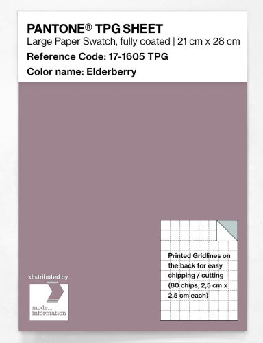 Product image of the product “PANTONE® TPG SHEET 17-1605 TPG Elderberry ”