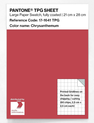 Product image of the product “PANTONE® TPG SHEET 17-1641 TPG Chrysanthemum ”