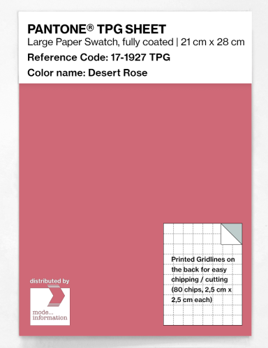 PANTONE® TPG SHEET 17-1927 TPG Desert Rose