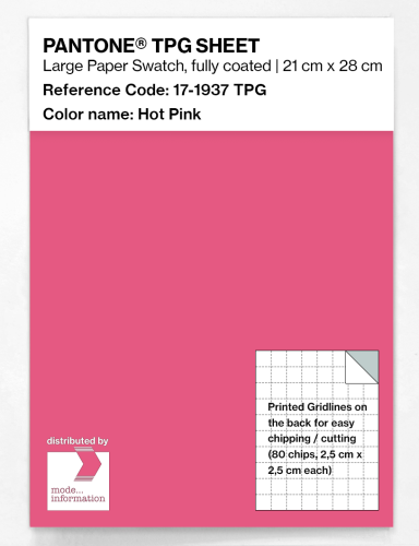 PANTONE® TPG SHEET 17-1937 TPG Hot Pink
