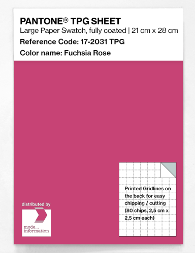 PANTONE® TPG SHEET 17-2031 TPG Fuchsia Rose
