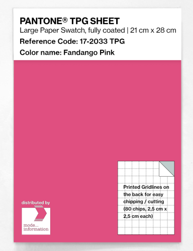 PANTONE® TPG SHEET 17-2033 TPG Fandango Pink