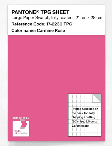 Artikelbild des Artikels “PANTONE® TPG SHEET 17-2230 TPG Carmine Rose “