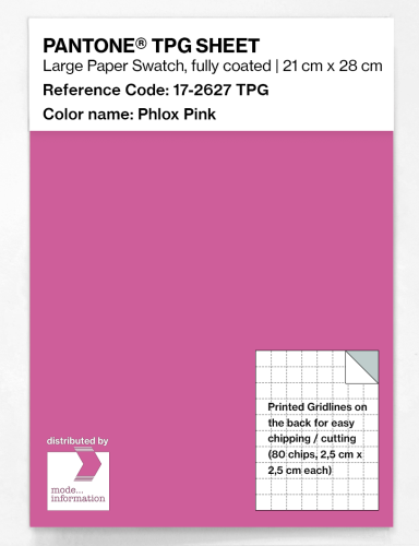 PANTONE® TPG SHEET 17-2627 TPG Phlox Pink