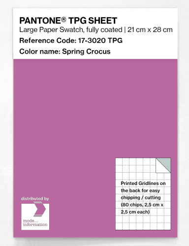 PANTONE® TPG SHEET 17-3020 TPG Spring Crocus