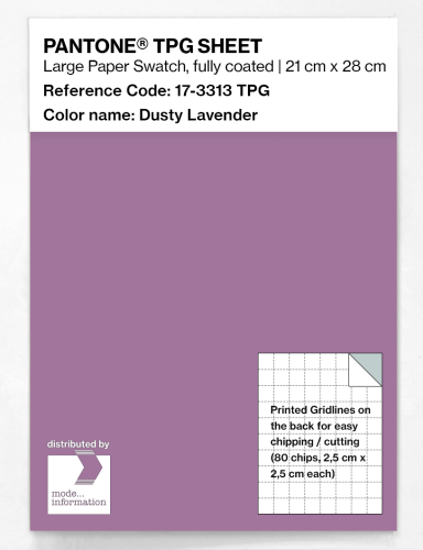 Product image of the product “PANTONE® TPG SHEET 17-3313 TPG Dusty Lavender ”