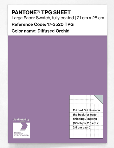 PANTONE® TPG SHEET 17-3520 TPG Diffused Orchid