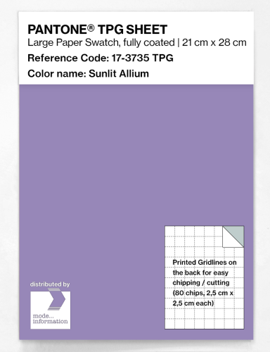 PANTONE® TPG SHEET 17-3735 TPG Sunlit Allium