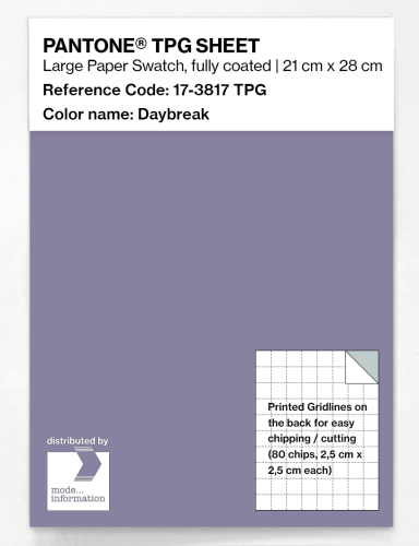 PANTONE® TPG SHEET 17-3817 TPG Daybreak