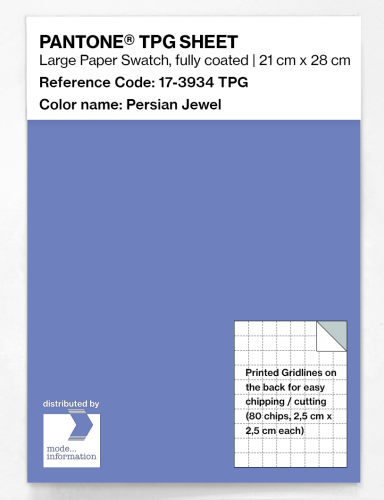 PANTONE® TPG SHEET 17-3934 TPG Persian Jewel