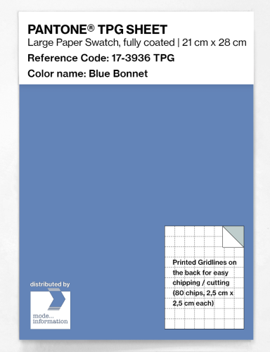 PANTONE® TPG SHEET 17-3936 TPG Blue Bonnet