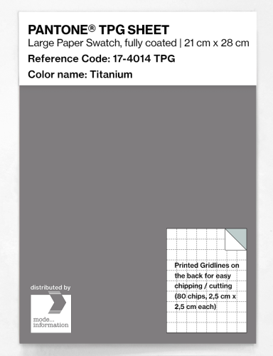 PANTONE® TPG SHEET 17-4014 TPG Titanium