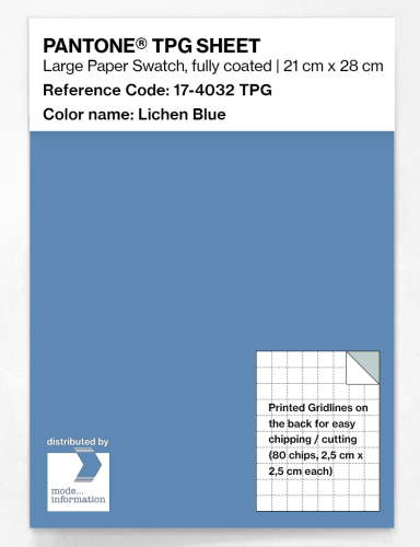 Artikelbild des Artikels “PANTONE® TPG SHEET 17-4032 TPG Lichen Blue “