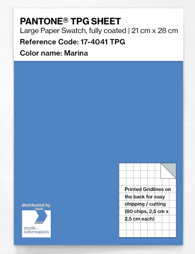 PANTONE® TPG SHEET 17-4041 TPG Marina