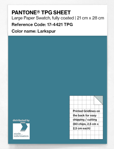 PANTONE® TPG SHEET 17-4421 TPG Larkspur