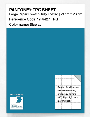 PANTONE® TPG SHEET 17-4427 TPG Bluejay