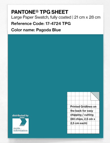 PANTONE® TPG SHEET 17-4724 TPG Pagoda Blue