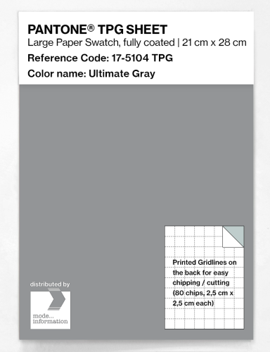 Artikelbild des Artikels “PANTONE® TPG SHEET 17-5104 TPG Ultimate Gray “