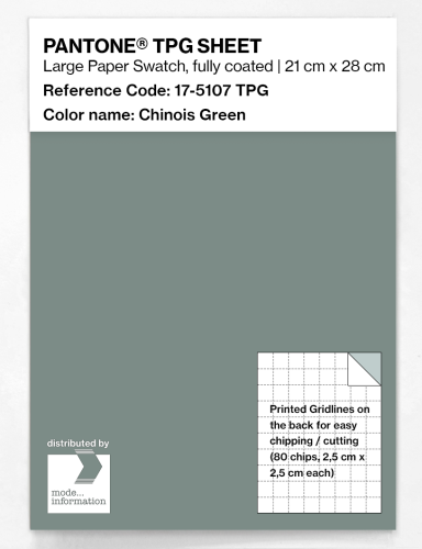 PANTONE® TPG SHEET 17-5107 TPG Chinois Green