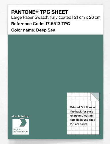PANTONE® TPG SHEET 17-5513 TPG Deep Sea