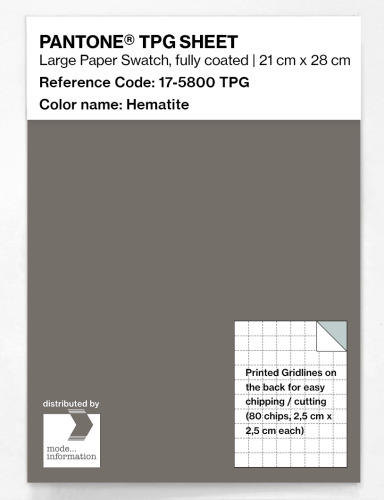 Artikelbild des Artikels “PANTONE® TPG SHEET 17-5800 TPG Hematite “