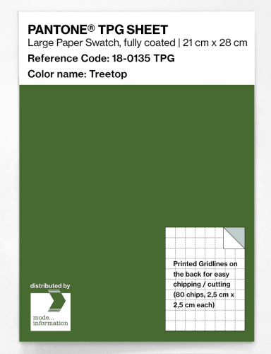 PANTONE® TPG SHEET 18-0135 TPG Treetop