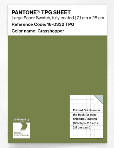 Artikelbild des Artikels “PANTONE® TPG SHEET 18-0332 TPG Grasshopper “